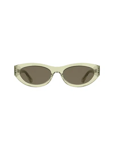 Calvin Klein Women's Oval Sunglasses In Yellow