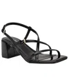 Calvin Klein Women's Pandy Strappy Block Heel Sandals In Black