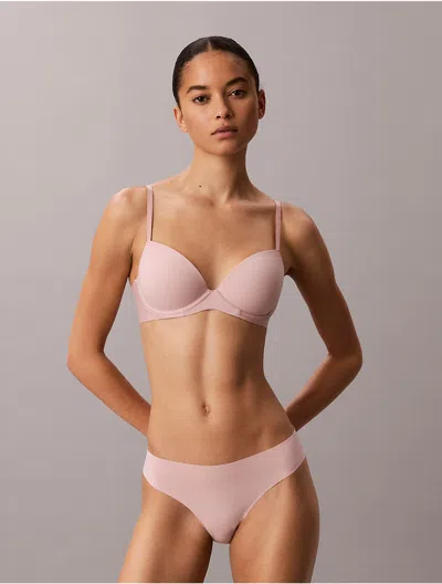 Calvin Klein Women's Perfectly Fit Custom Lift Demi Bra In Pink
