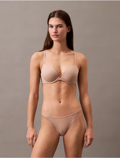 Calvin Klein Women's Perfectly Fit Push Up Plunge Bra