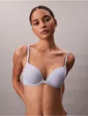 Calvin Klein Women's Perfectly Fit Push Up Plunge Bra In Purple