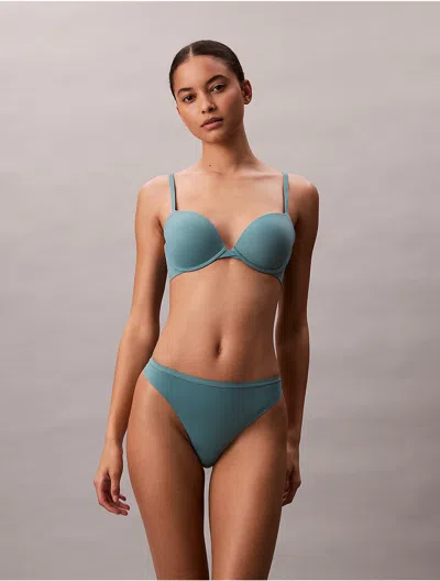 CALVIN KLEIN WOMEN'S PERFECTLY FIT PUSH UP PLUNGE BRA
