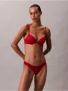 Calvin Klein Women's Perfectly Fit Push Up Plunge Bra