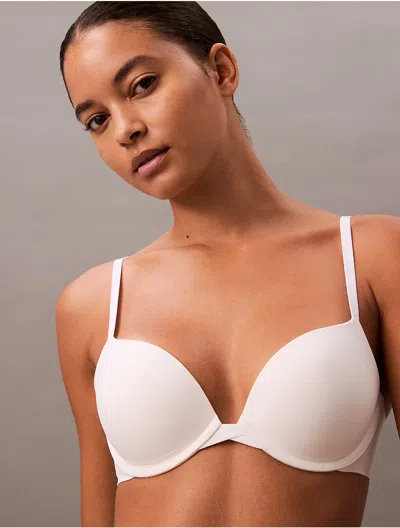 Calvin Klein Perfectly Fit Bra In Beige