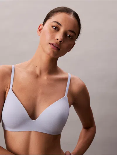 Calvin Klein Women's Perfectly Fit Wirefree T-shirt Bra In Blue
