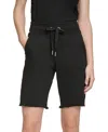 Calvin Klein Women's Performance Drawstring Shorts In Black