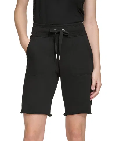Calvin Klein Women's Performance Drawstring Shorts In Black