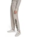 Calvin Klein Women's Performance Flocked Logo Jogger Sweatpants In Gray