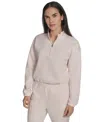 Calvin Klein Women's Performance Half-zip Pull-on Sweatshirt In Neutral