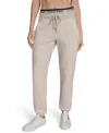 Calvin Klein Women's Performance Logo Stripe Jogger Sweatpants In Neutral