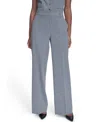Calvin Klein Women's Pinstripe Mid-rise Pants In Blue