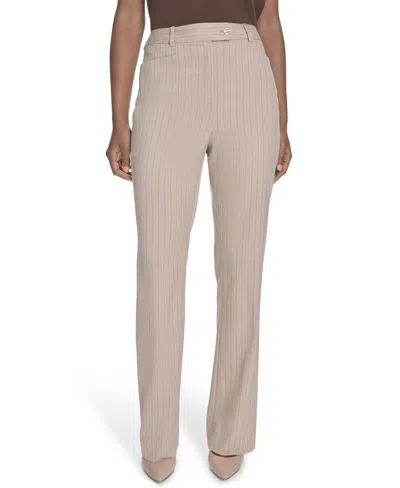 Calvin Klein Women's Pinstriped Modern-fit Pants