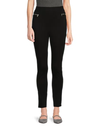 Calvin Klein Women's Pintuck Pants In Black
