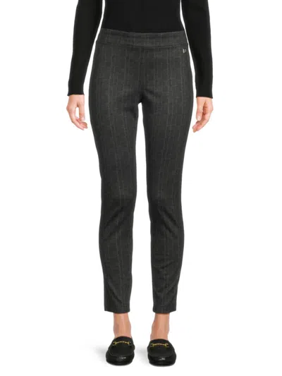 Calvin Klein Women's Plaid Leggings In Black Plaid