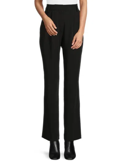 Calvin Klein Women's Pleated Pants In Black