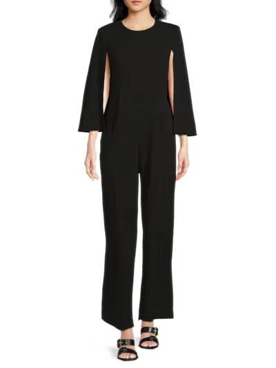 Calvin Klein Women's Pleated Waist Jumpsuit In Cream