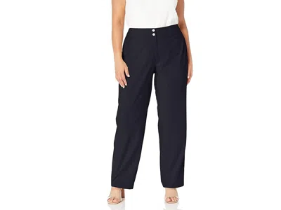 Calvin Klein Women's Plus Size Classic Fit Lux Pant Women's Jumpsuit & Rompers One Piece Navy: 20 In Blue