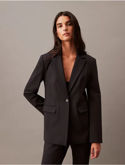 CALVIN KLEIN WOMEN'S PONTE BLAZER