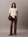 Calvin Klein Women's Ponte Flared Fit Pants