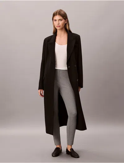 Calvin Klein Women's Ponte Skinny Fit Pants In Gray