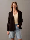 Calvin Klein Women's Ponte Slim Blazer