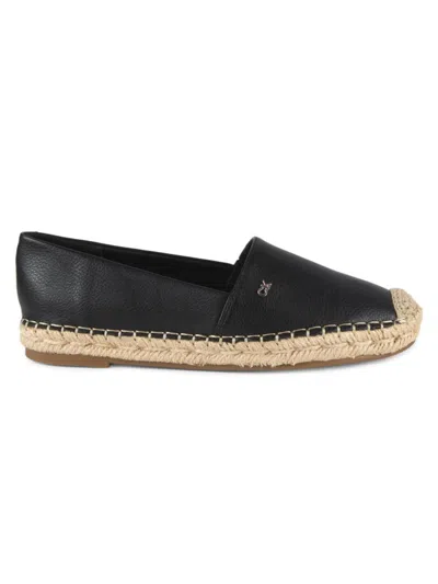 Calvin Klein Women's Popular Logo Espadrilles In Black