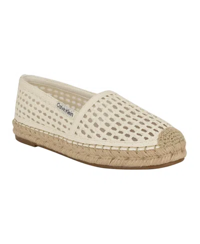 CALVIN KLEIN WOMEN'S PRESLEY WOVEN SLIP-ON ESPADRILLES