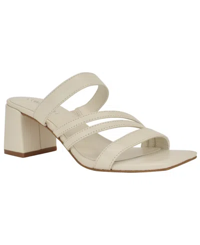CALVIN KLEIN WOMEN'S PRETTY SQUARE TOE DRESS SANDALS