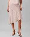 Calvin Klein Women's Printed Chiffon Midi Skirt In Pink