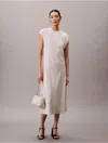 Calvin Klein Women's Printed Midi Sheath Dress