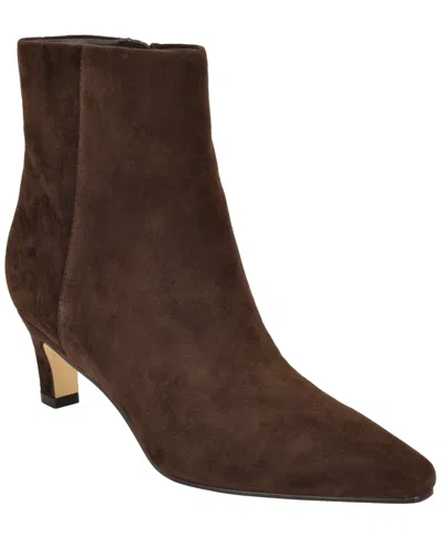 Calvin Klein Women's Promise Kitten Heel Booties In Brown