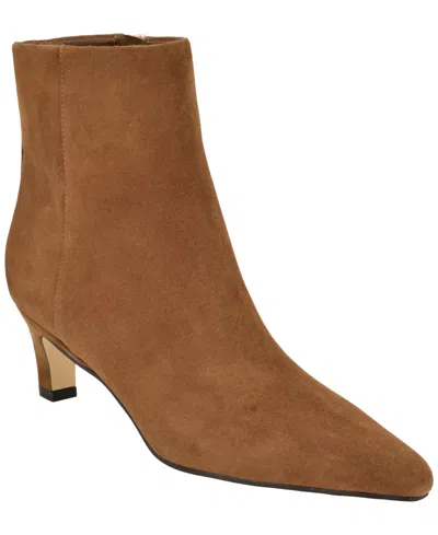 Calvin Klein Women's Promise Kitten Heel Booties In Brown