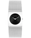 Calvin Klein Women's Pulse Silver Stainless Steel Mesh Watch 26.40mm In Silver