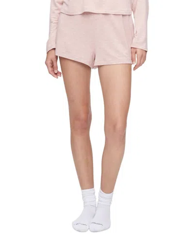 Calvin Klein Women's Pure Lounge Pajama Short In Fresh Pink Heather