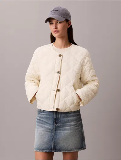 Calvin Klein Women's Quilted Liner Jacket In Birch