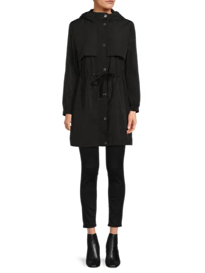 Calvin Klein Women's Quilted Trim Jacket In Black