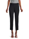 Calvin Klein Women's Recycled Polyester & Rayon Blend Pants In Navy