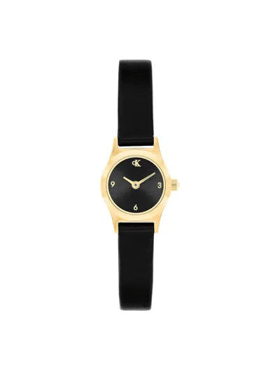 Calvin Klein Women's Refined Minimalist Watch In Black