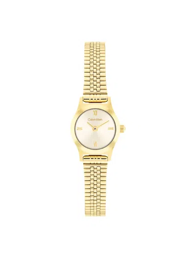 Calvin Klein Women's Refined Minimalist Watch In Gold