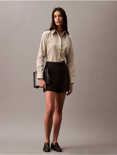 Calvin Klein Women's Refined Stretch Shorts