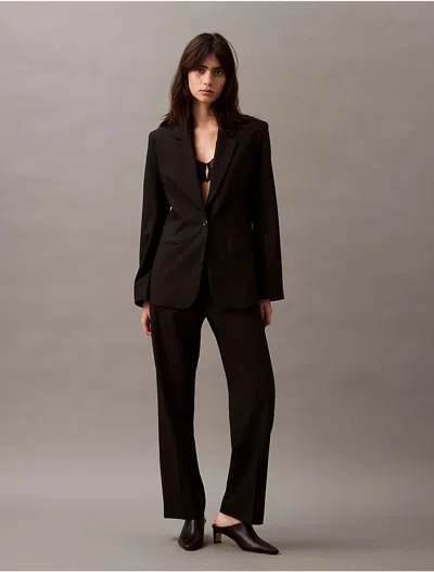 Calvin Klein Women's Refined Stretch Straight Trouser