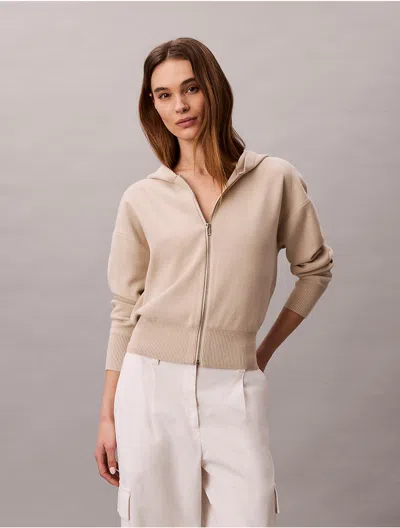 Calvin Klein Women's Relaxed Knit Hoodie