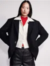 Calvin Klein Women's Relaxed Tailored Blazer In Black