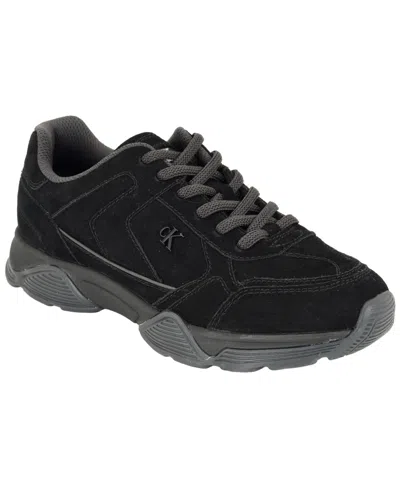 Calvin Klein Women's Renni Lace-up Sneakers In Black