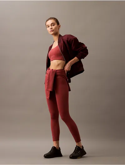 Calvin Klein Women's Rib Sport Leggings In Apple Butter