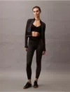 Calvin Klein Women's Rib Sport Leggings In Black