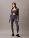 Calvin Klein Women's Rib Sport Leggings In Denim