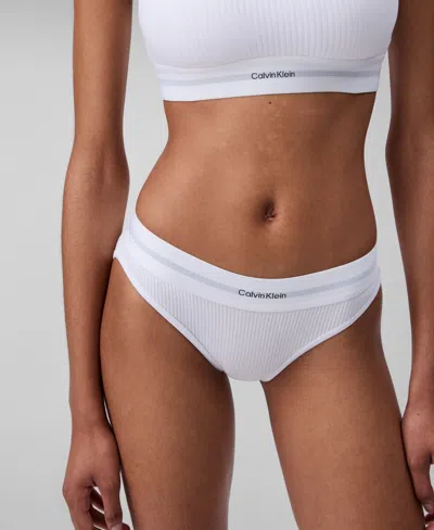 Calvin Klein Women's Ribbed Bikini Underwear Qf8022
