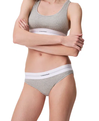 CALVIN KLEIN WOMEN'S RIBBED BOYSHORT UNDERWEAR QF8024
