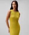 Calvin Klein Women's Ribbed Maxi Dress In Decadent Chocolate